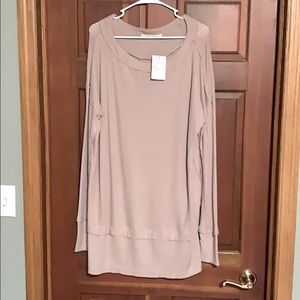 NWT Oversized Waffle Long Sleeve